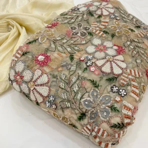 Net Handwork Embroidery 44 inch width